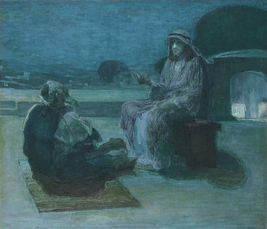 841px-Henry_Ossawa_Tanner_-_Nicodemus_coming_to_Christ