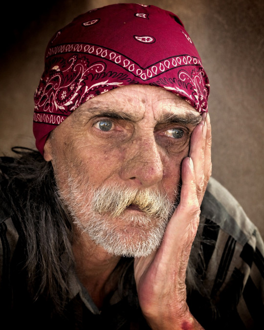 Homeless man