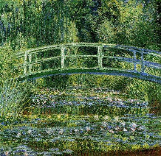 Water-Lilies-and-Japanese-Bridge-(1897-1899)-Monet