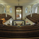 view of church from rear of gallery
